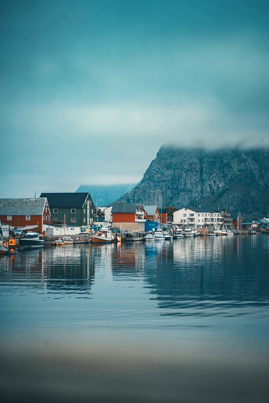 Reine village in Norway